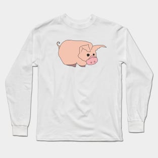 Funny pig Long Sleeve T-Shirt